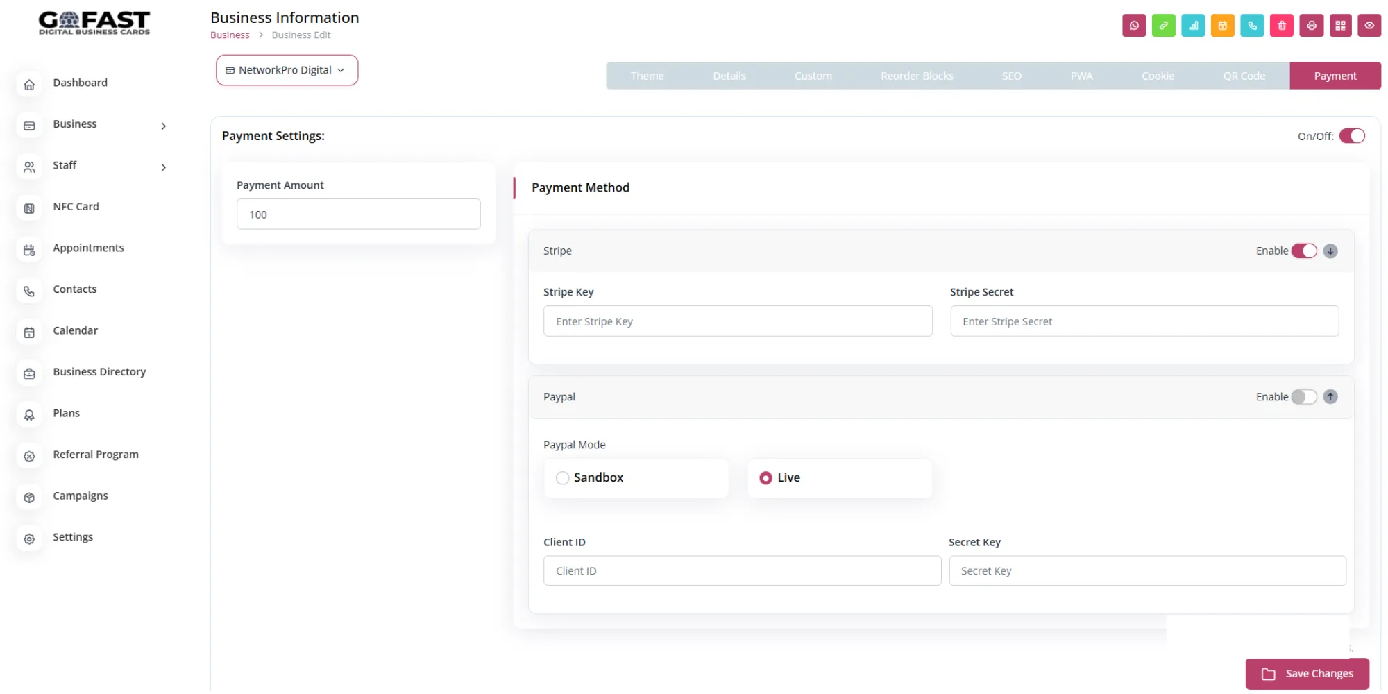 Payment Option