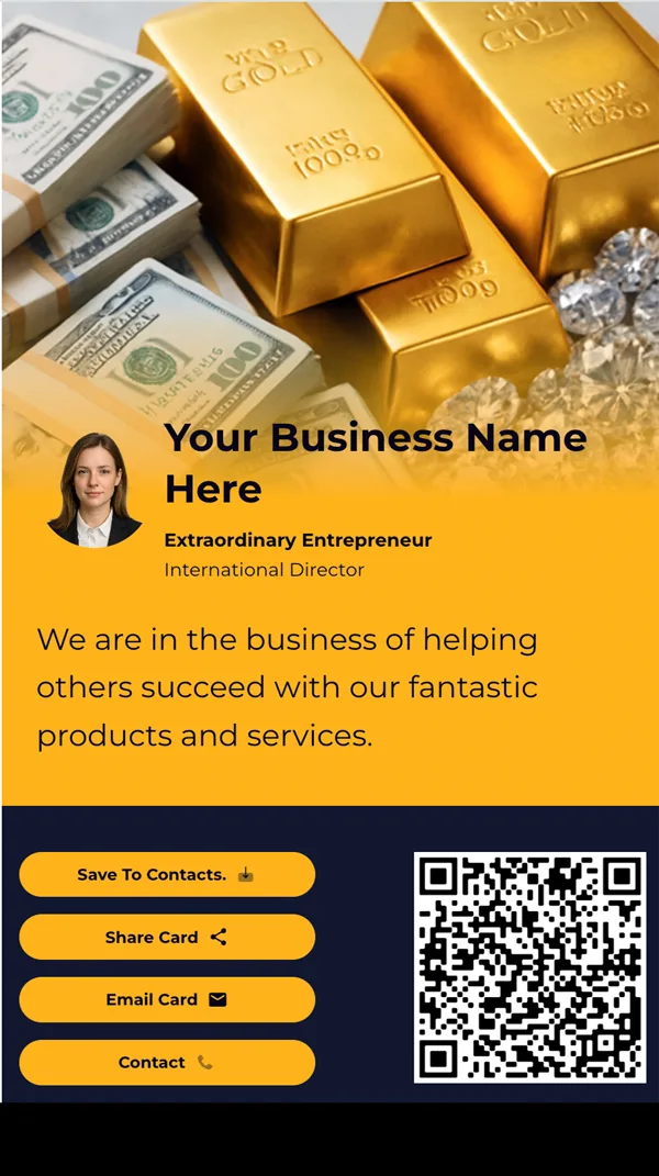 Professional woman wealth manager advising clients, using GoFast digital business cards to strengthen client relationships and grow her financial network