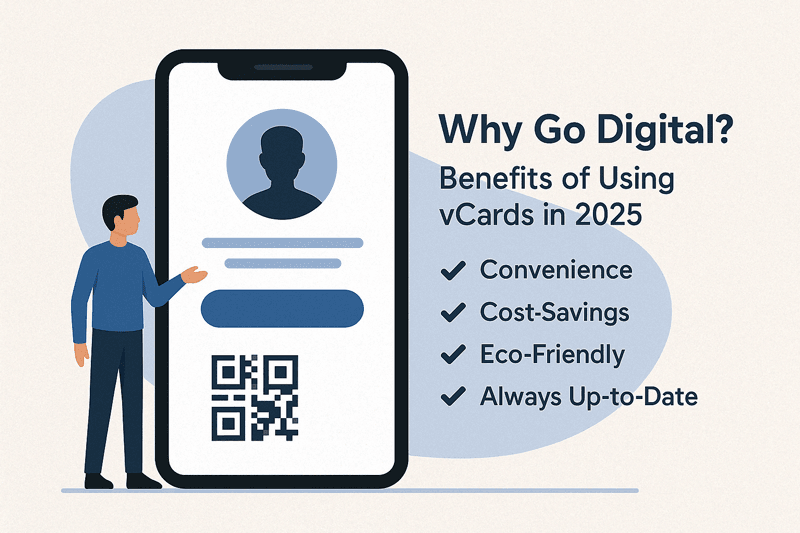 Why Go Digital Benefits of Using vCards in 2025